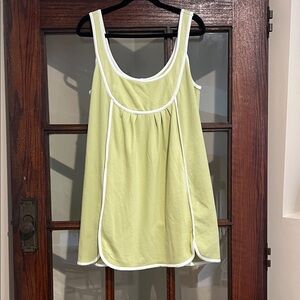 NWT Daily Practice “at play mini dress” in citrus zest! Has pockets!!!